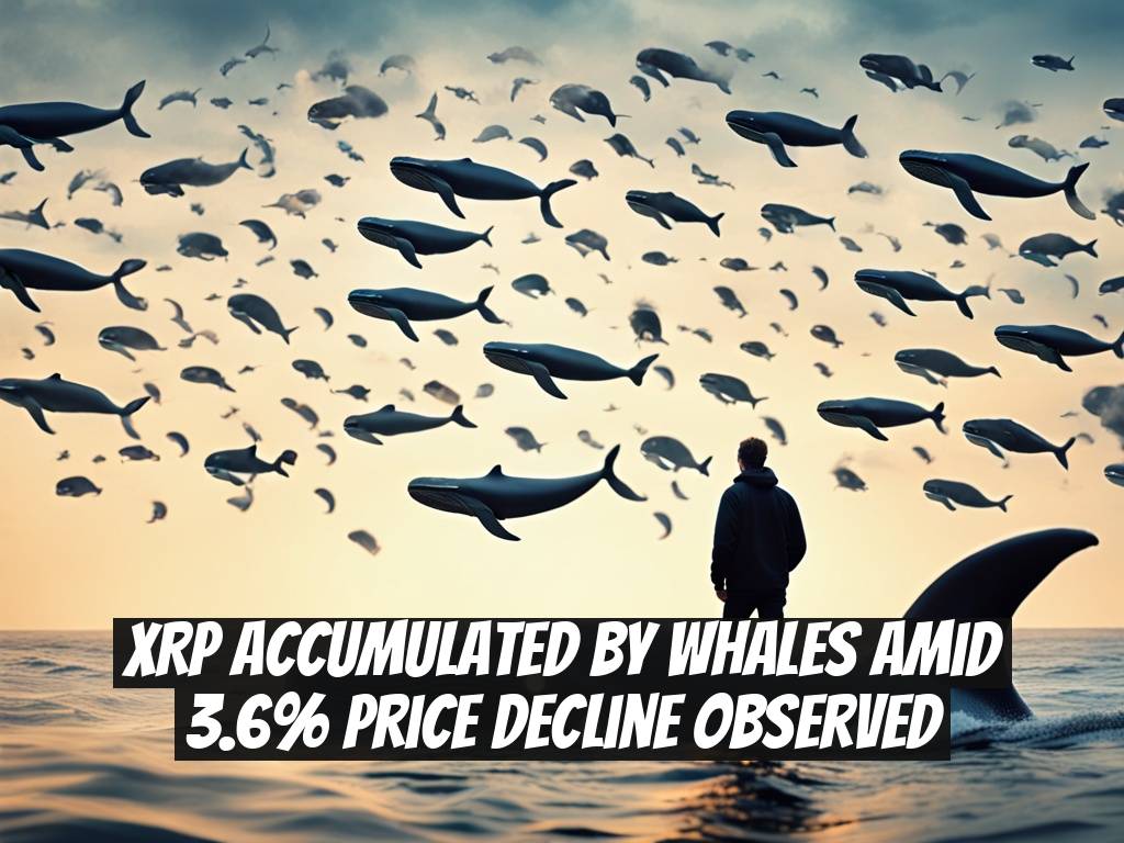 XRP Accumulated by Whales Amid 3.6% Price Decline Observed