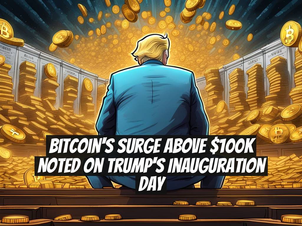 Bitcoin's Surge Above $100K Noted on Trump's Inauguration Day