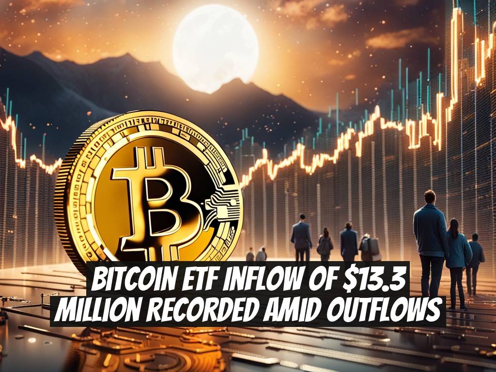Bitcoin ETF Inflow of $13.3 Million Recorded Amid Outflows