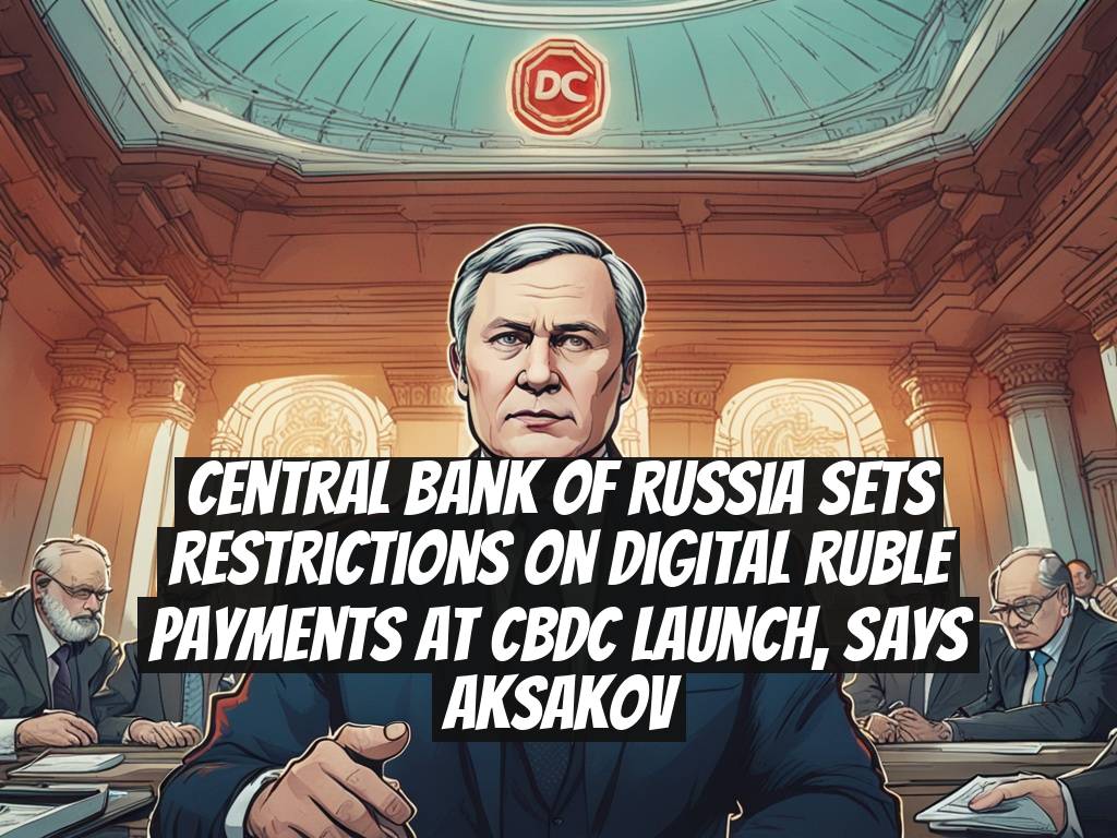 Central Bank of Russia Sets Restrictions on Digital Ruble Payments at CBDC Launch, says Aksakov