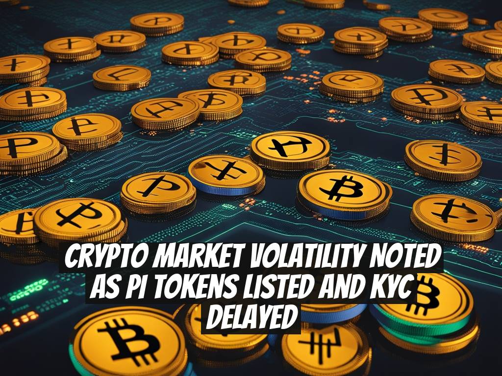 Crypto Market Volatility Noted as PI Tokens Listed and KYC Delayed