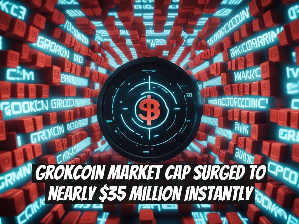 GrokCoin Market Cap Surged to Nearly $35 Million Instantly
