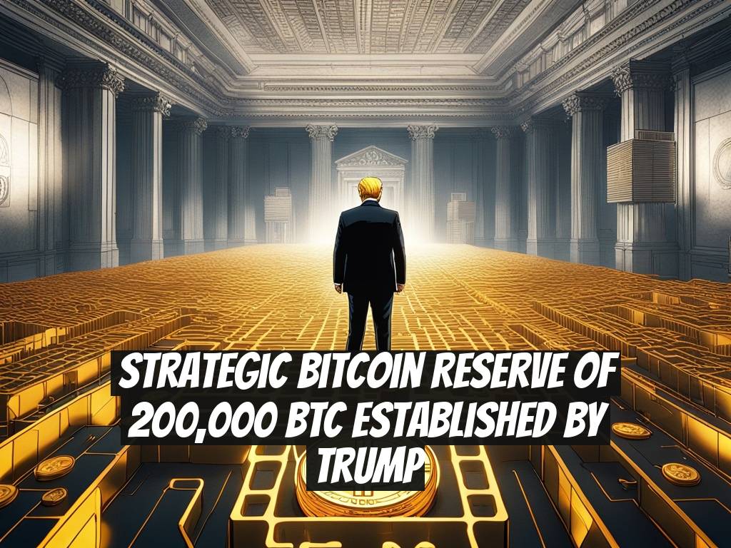 Strategic Bitcoin Reserve of 200,000 BTC Established by Trump