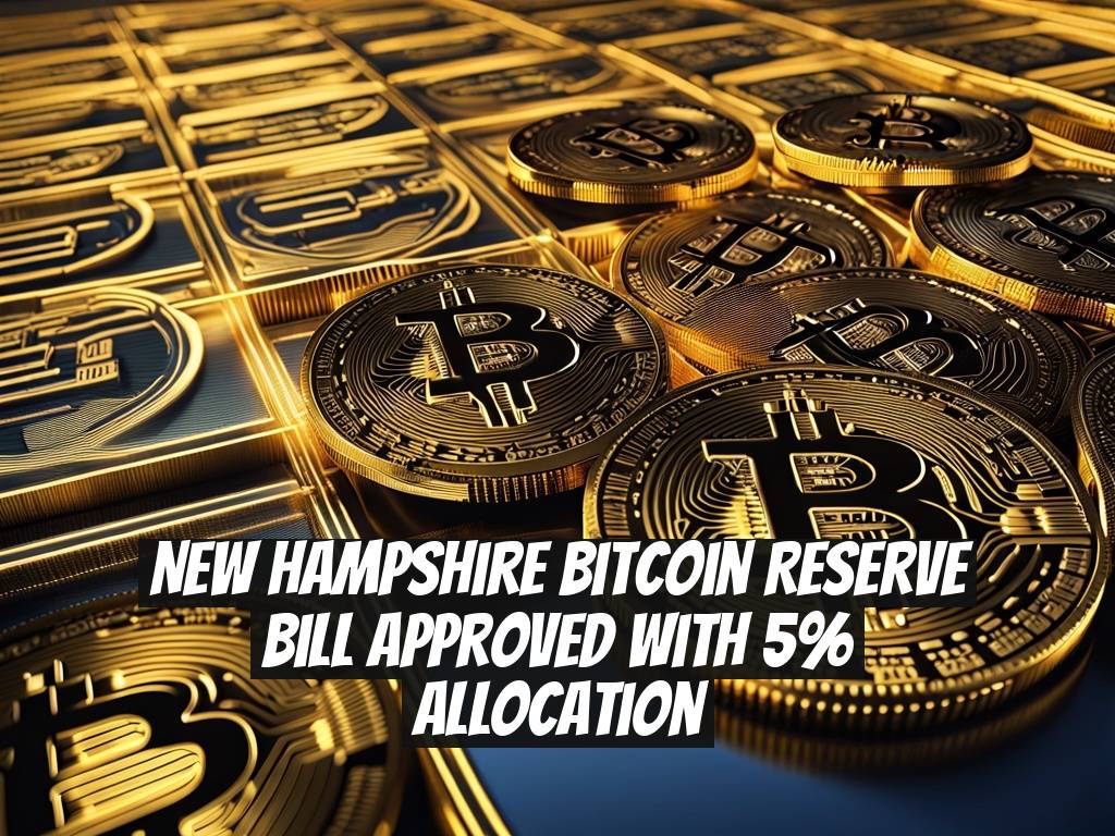 New Hampshire Bitcoin Reserve Bill Approved with 5% Allocation