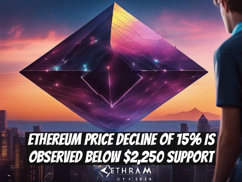 Ethereum Price Decline of 15% Is Observed Below $2,250 Support