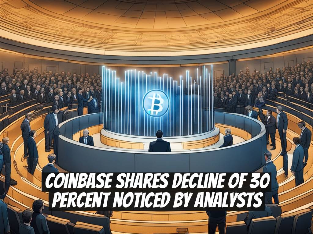 Coinbase Shares Decline of 30 Percent Noticed by Analysts