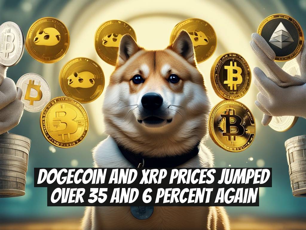 Dogecoin and XRP Prices Jumped Over 35 and 6 Percent Again