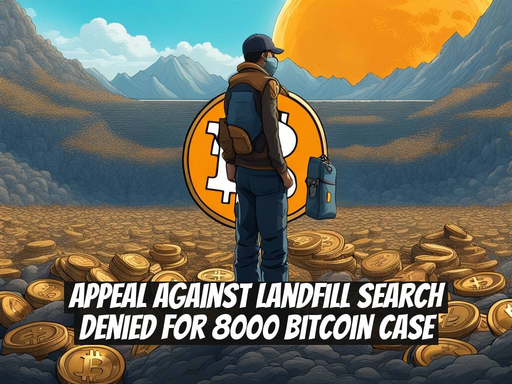Appeal Against Landfill Search Denied for 8000 Bitcoin Case