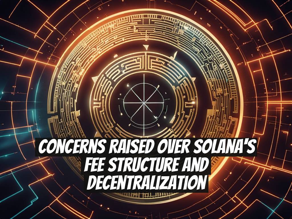 Concerns Raised Over Solana's Fee Structure and Decentralization