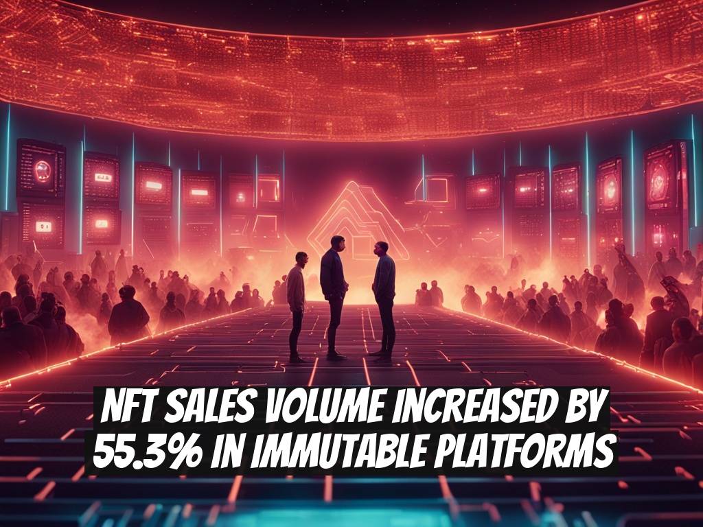 NFT Sales Volume Increased by 55.3% in Immutable Platforms