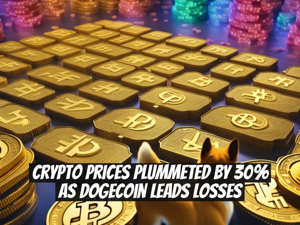 Crypto Prices Plummeted by 30% as Dogecoin Leads Losses