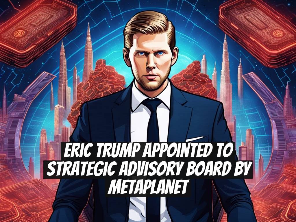 Eric Trump Appointed to Strategic Advisory Board by Metaplanet