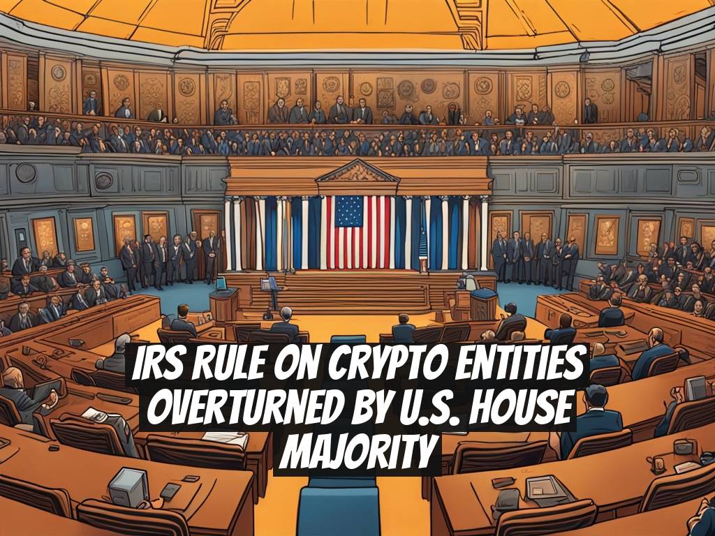 IRS Rule on Crypto Entities Overturned by U.S. House Majority