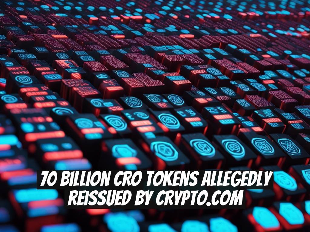 70 Billion CRO Tokens Allegedly Reissued by Crypto.com