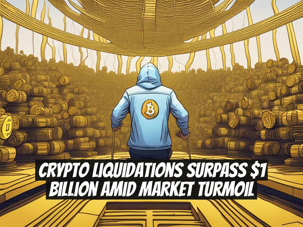 Crypto Liquidations Surpass $1 Billion Amid Market Turmoil