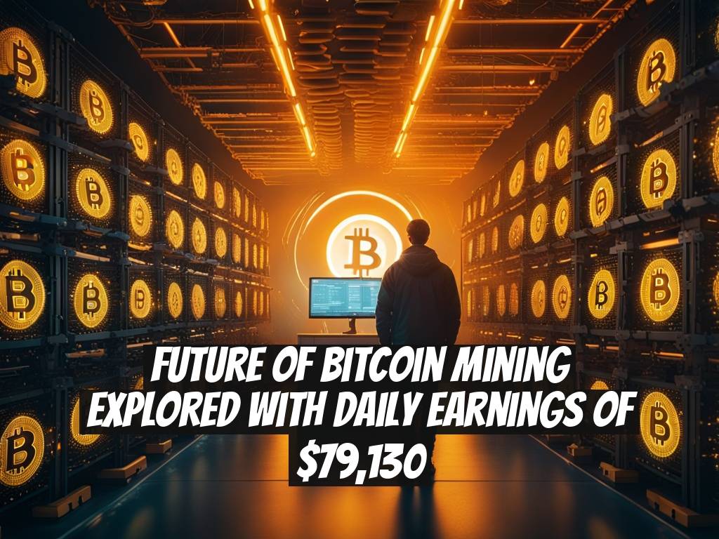 Future of Bitcoin Mining Explored with Daily Earnings of $79,130
