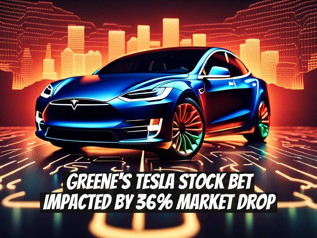 Greene's Tesla Stock Bet Impacted by 36% Market Drop