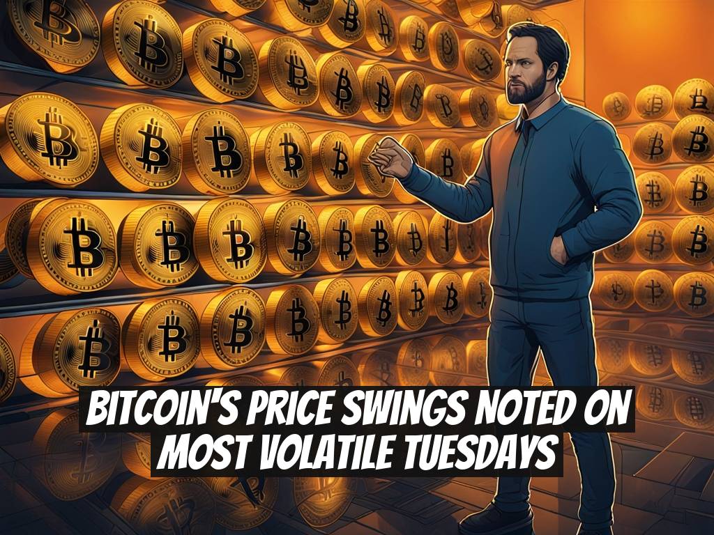 Bitcoin's Price Swings Noted on Most Volatile Tuesdays