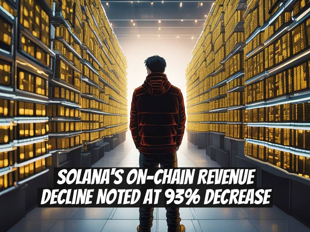 Solana's On-Chain Revenue Decline Noted at 93% Decrease