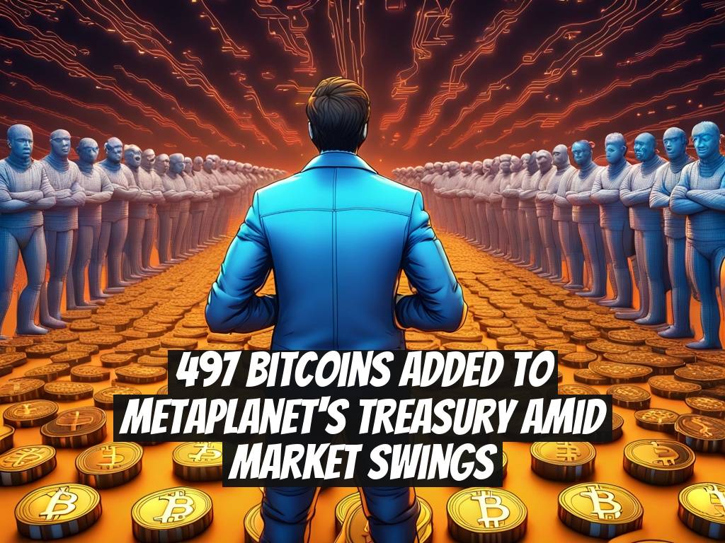 497 Bitcoins Added to Metaplanet's Treasury Amid Market Swings