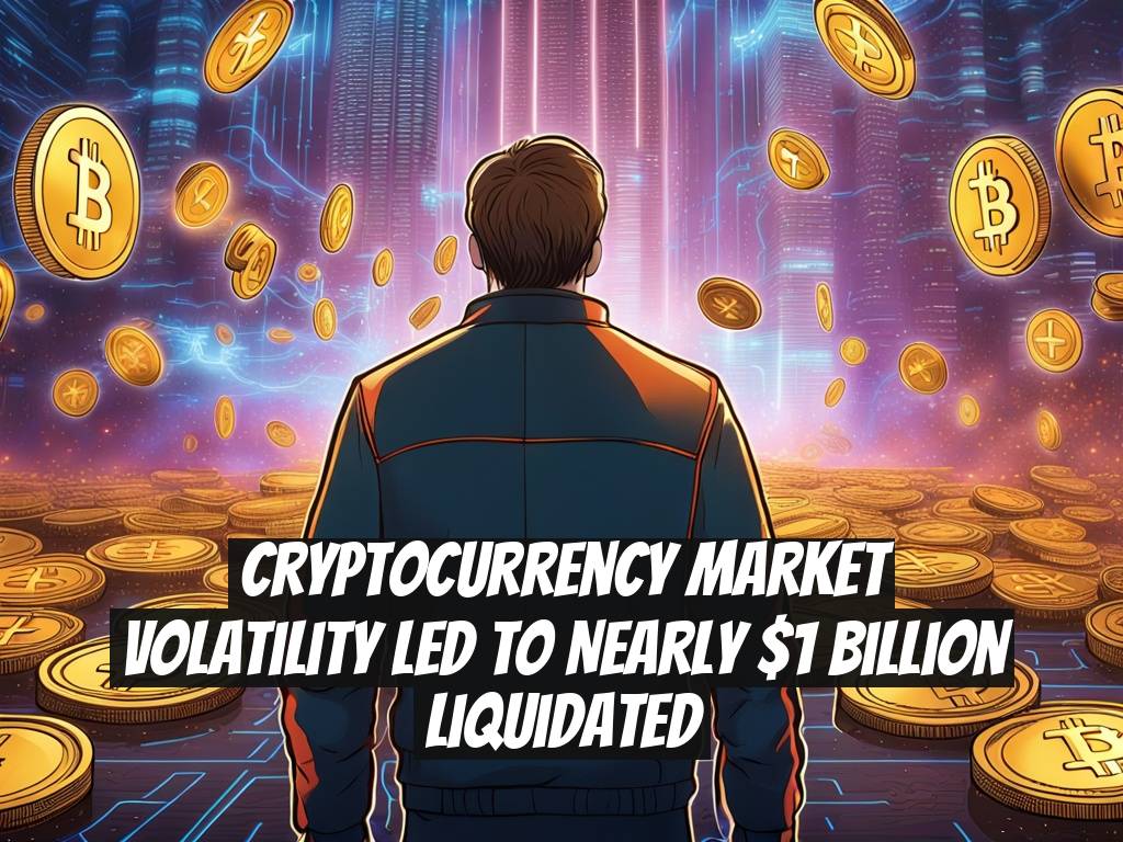 Cryptocurrency Market Volatility Led to Nearly $1 Billion Liquidated