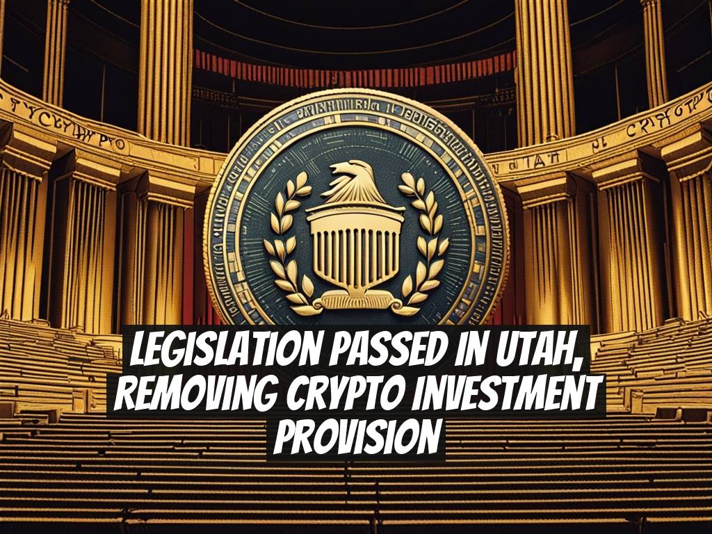 Legislation Passed in Utah, Removing Crypto Investment Provision