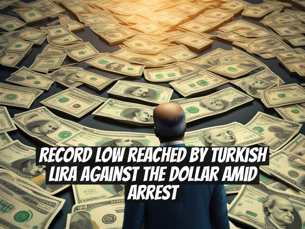 Record Low Reached by Turkish Lira Against the Dollar Amid Arrest