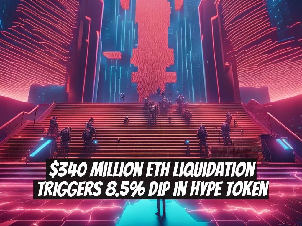 $340 Million ETH Liquidation Triggers 8.5% Dip in HYPE Token