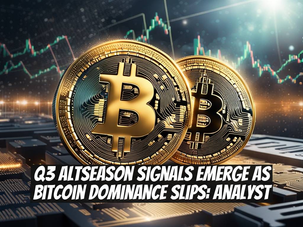 Q3 Altseason Signals Emerge as Bitcoin Dominance Slips: Analyst