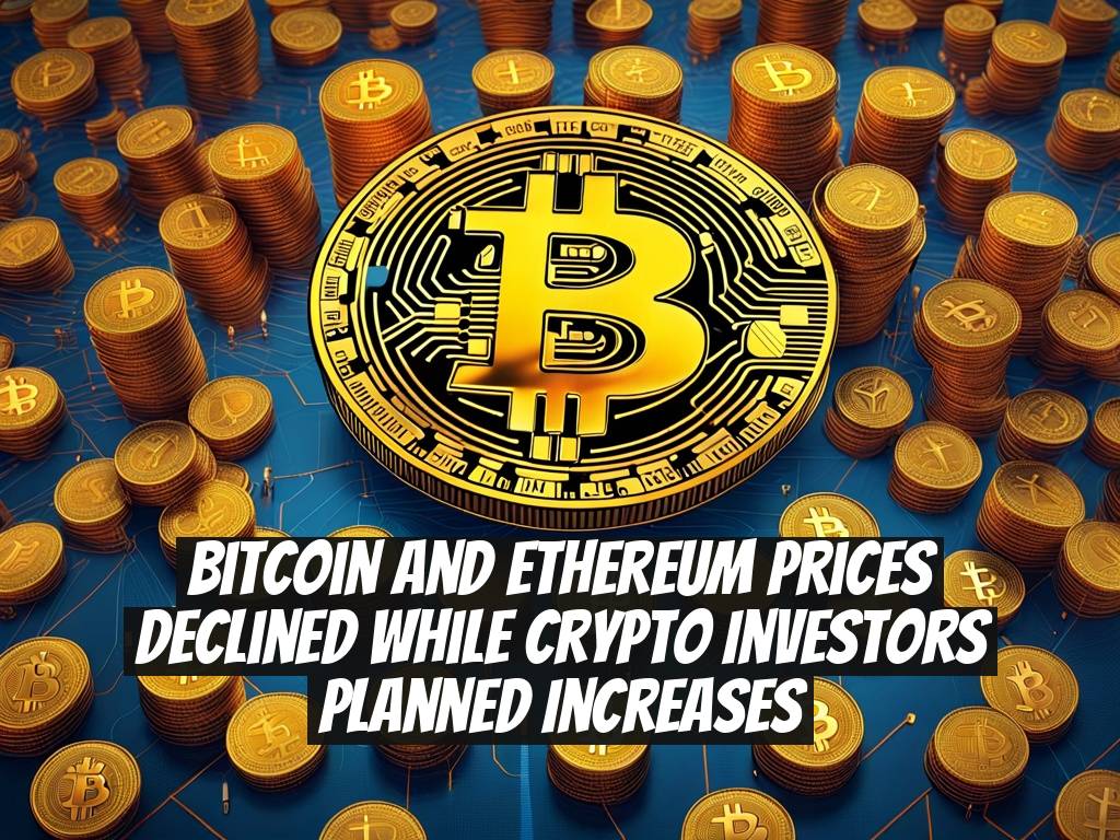 Bitcoin and Ethereum Prices Declined While Crypto Investors Planned Increases