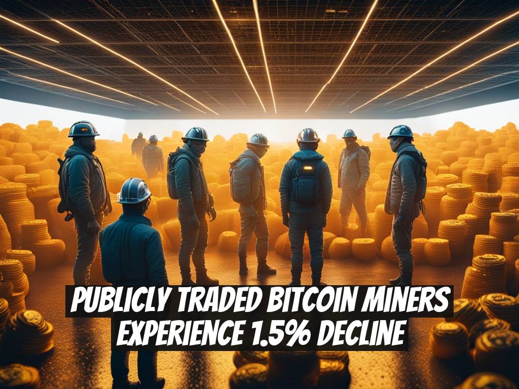 Publicly Traded Bitcoin Miners Experience 1.5% Decline