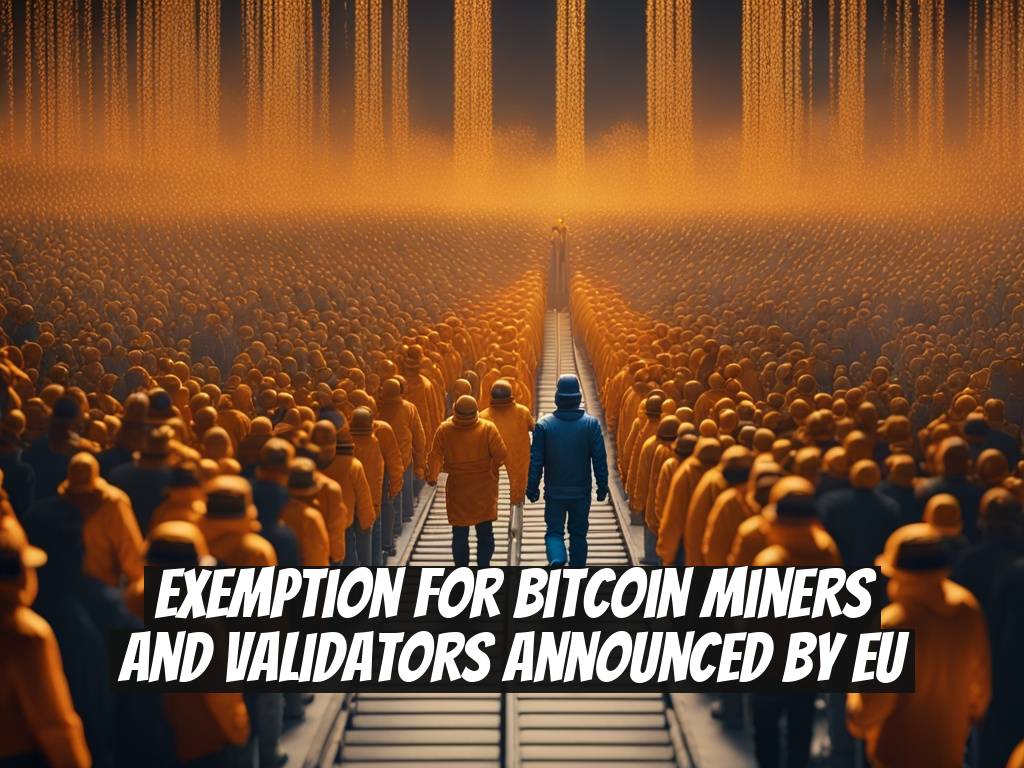 Exemption for Bitcoin Miners and Validators Announced by EU