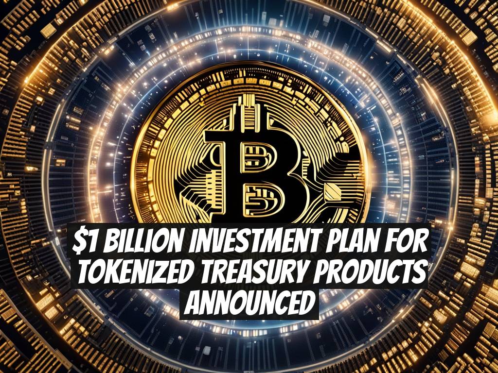 $1 Billion Investment Plan for Tokenized Treasury Products Announced