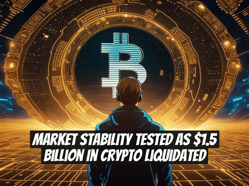 Market Stability Tested as $1.5 Billion in Crypto Liquidated