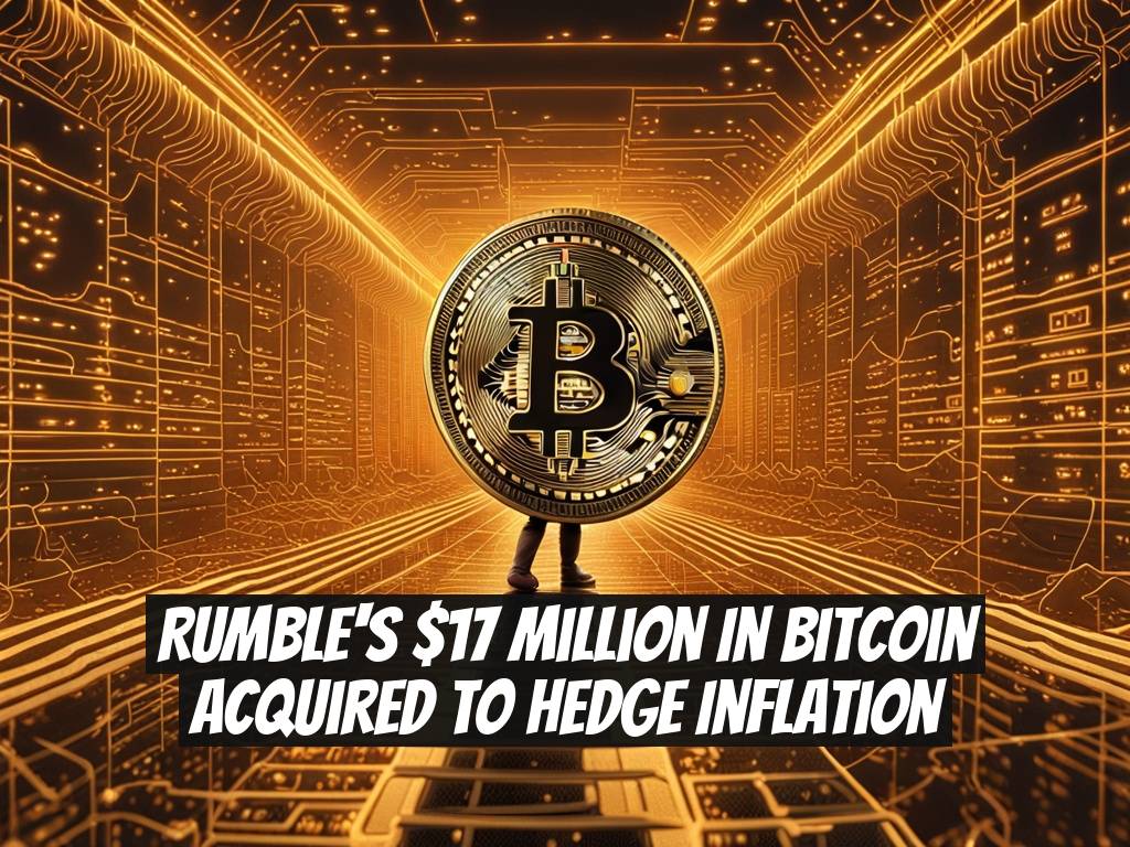 Rumble's $17 Million in Bitcoin Acquired to Hedge Inflation