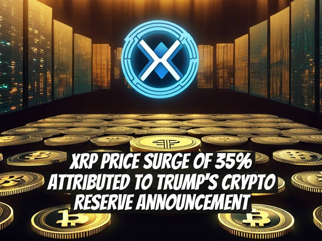 XRP Price Surge of 35% Attributed to Trump's Crypto Reserve Announcement