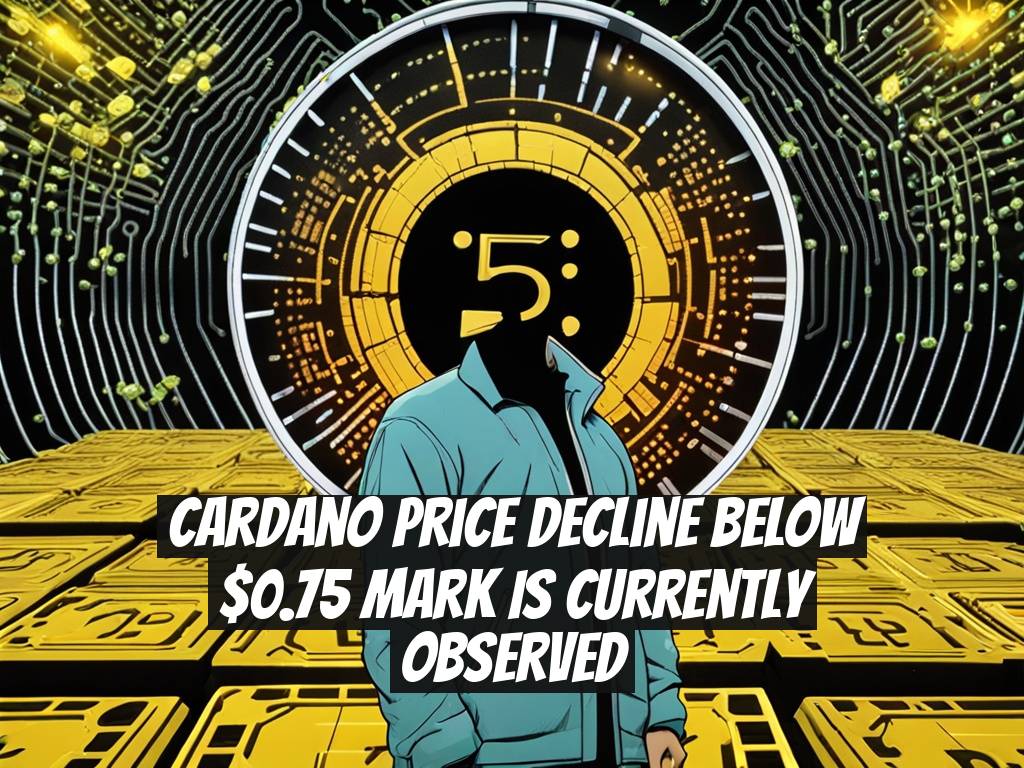 Cardano Price Decline Below $0.75 Mark Is Currently Observed