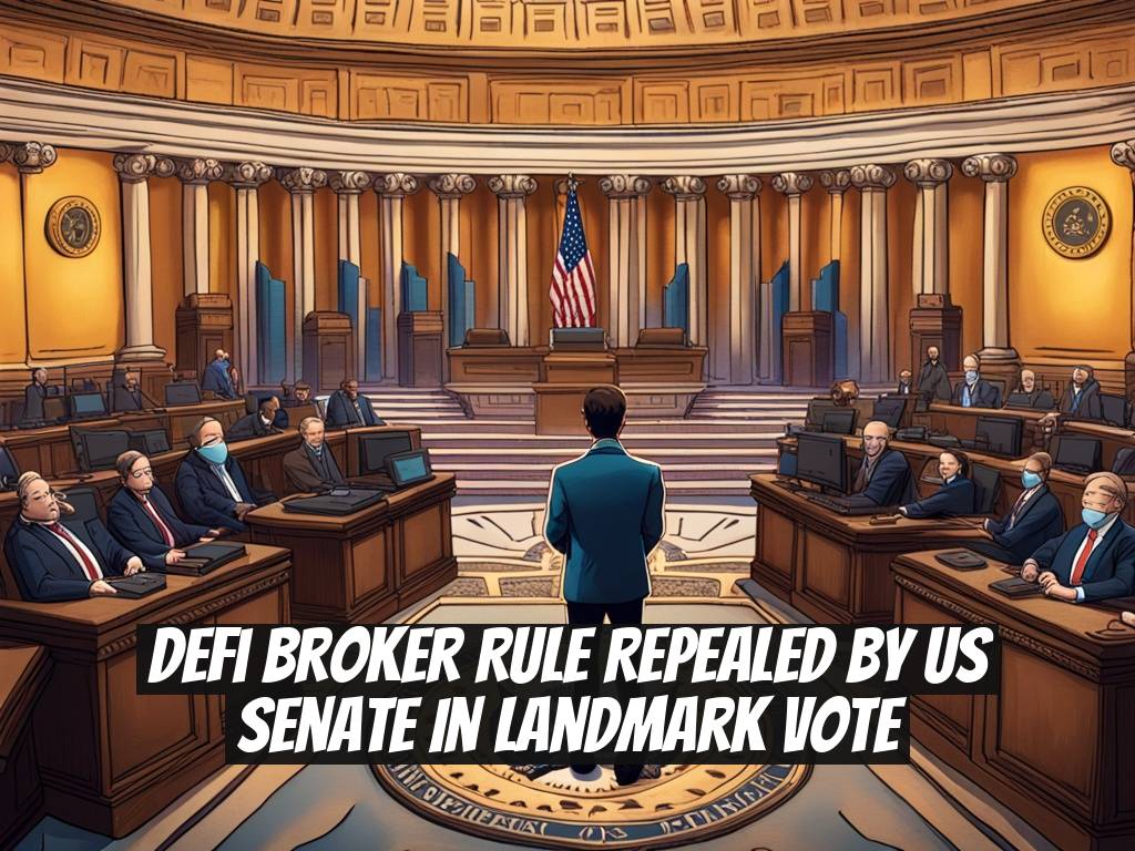 DeFi Broker Rule Repealed by US Senate in Landmark Vote