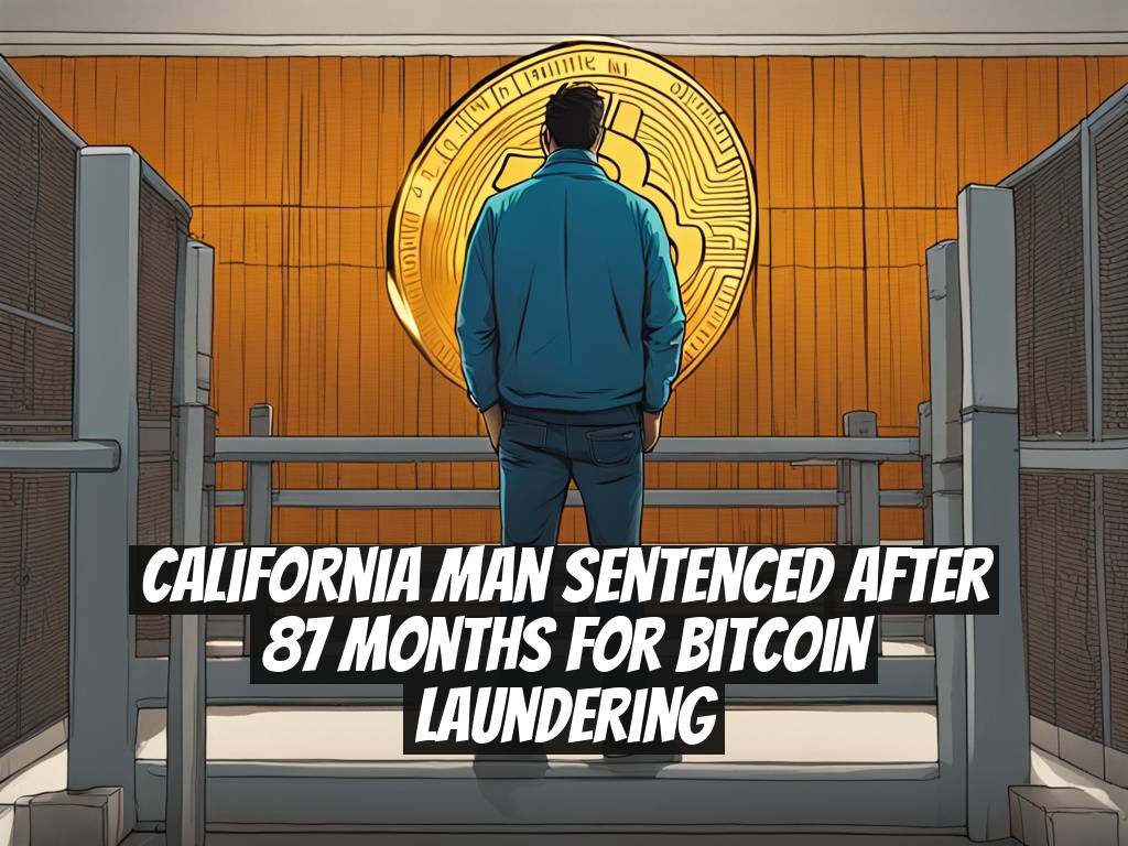 California Man Sentenced After 87 Months for Bitcoin Laundering