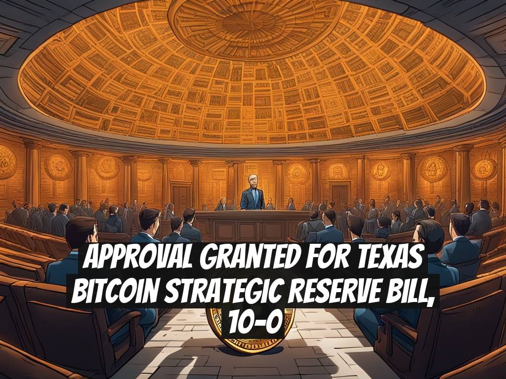 Approval Granted for Texas Bitcoin Strategic Reserve Bill, 10-0