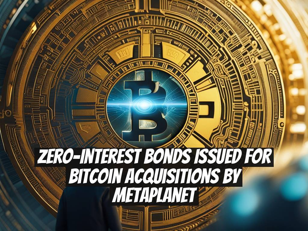 Zero-Interest Bonds Issued for Bitcoin Acquisitions by Metaplanet