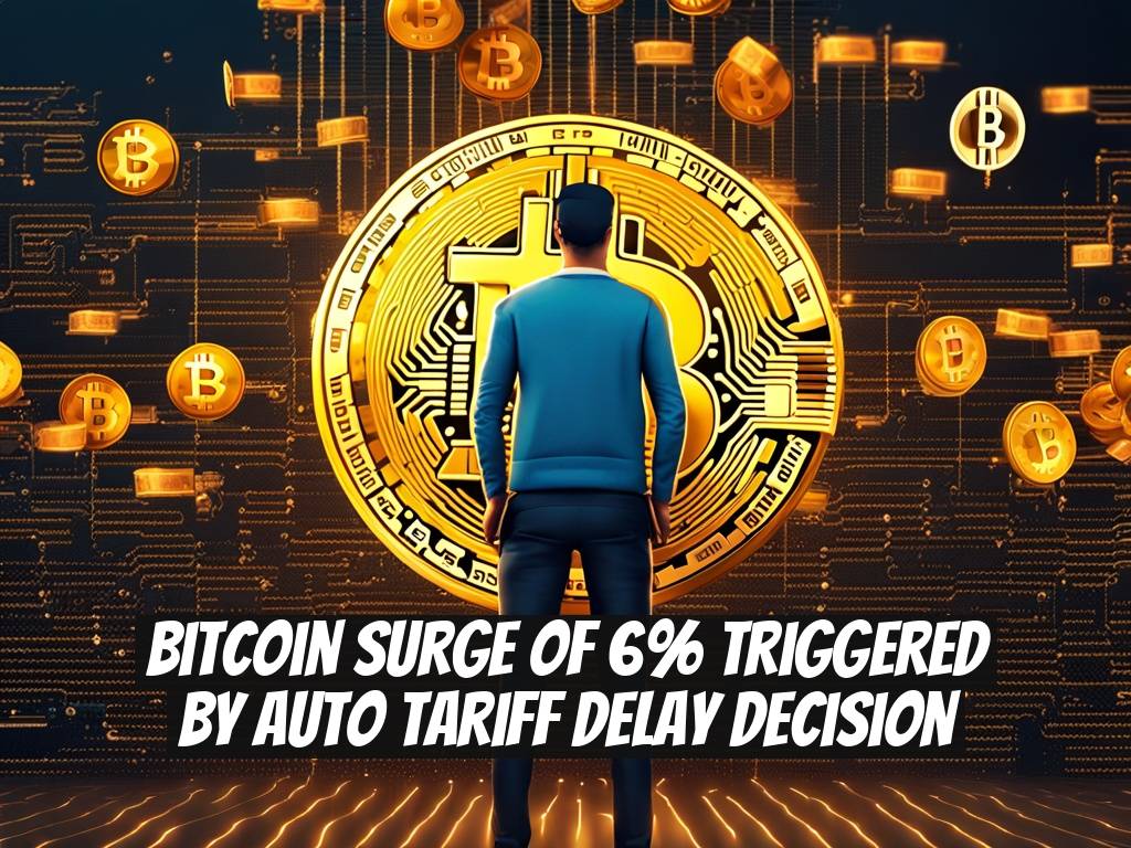 Bitcoin Surge of 6% Triggered by Auto Tariff Delay Decision