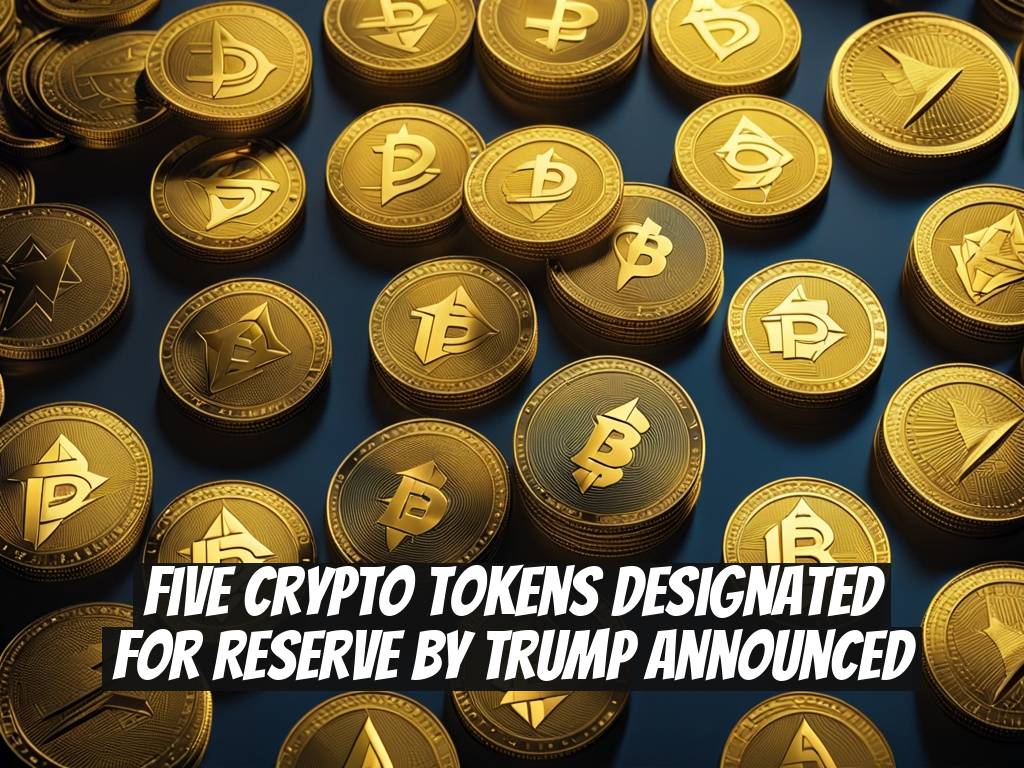 Five Crypto Tokens Designated for Reserve by Trump Announced