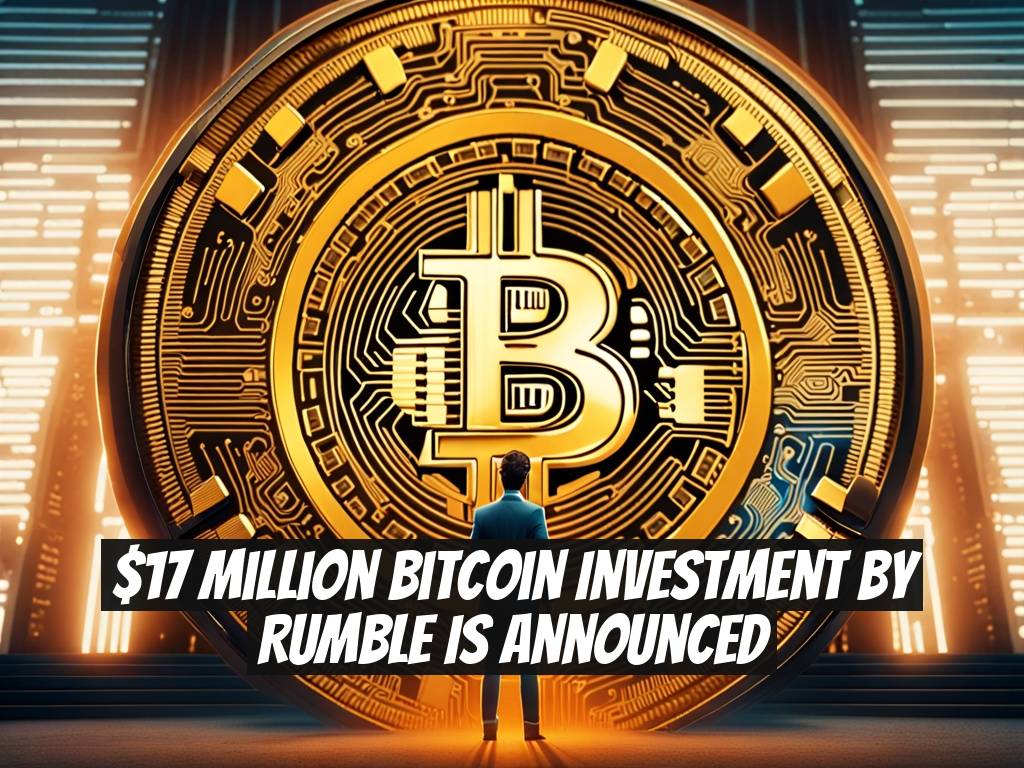 $17 Million Bitcoin Investment by Rumble Is Announced