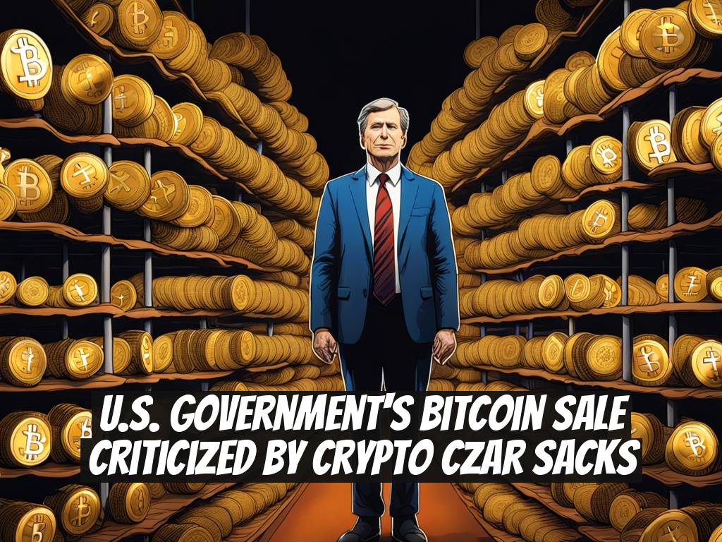 U.S. Government's Bitcoin Sale Criticized by Crypto Czar Sacks
