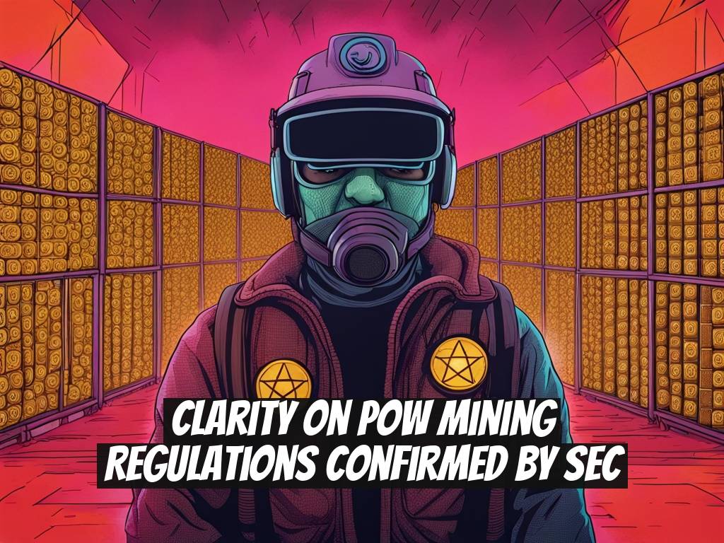 Clarity on PoW Mining Regulations Confirmed by SEC