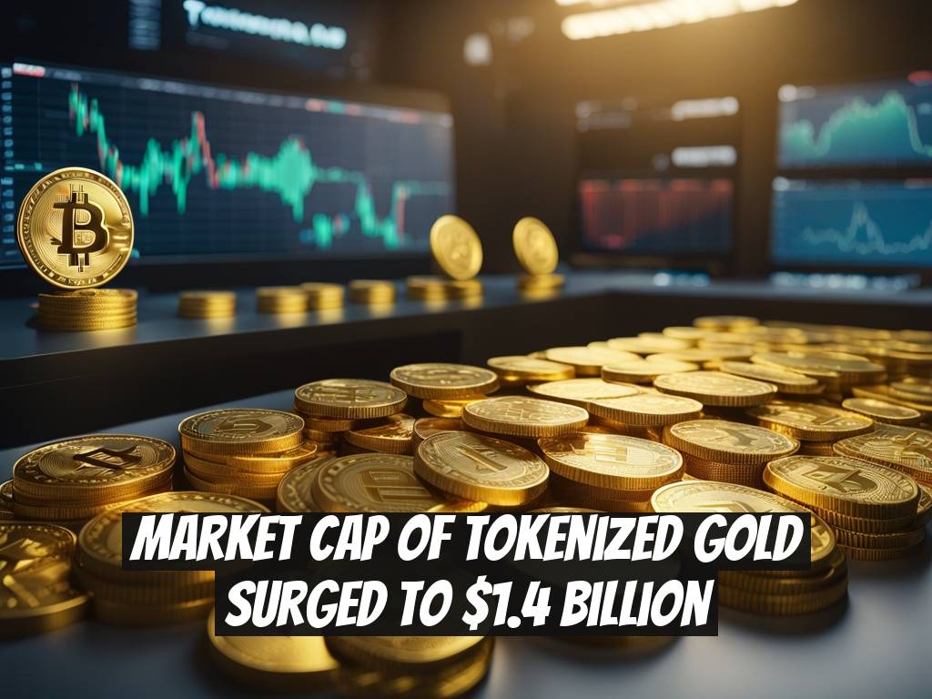 Market Cap of Tokenized Gold Surged to $1.4 Billion
