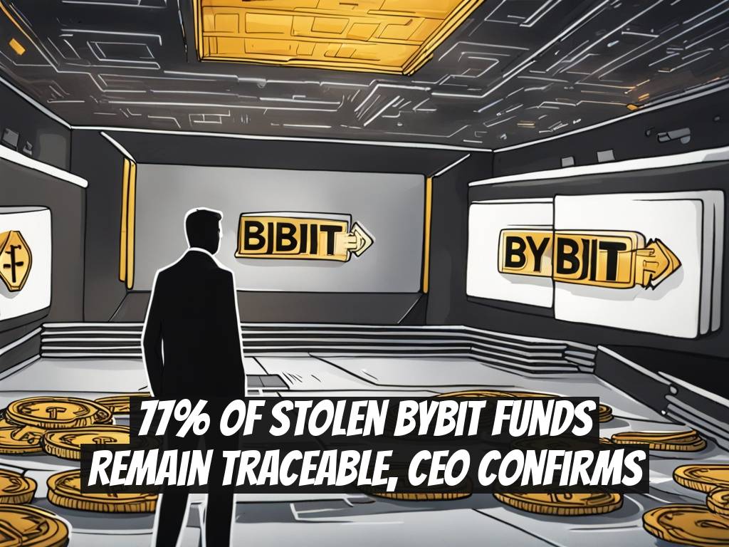 77% of Stolen Bybit Funds Remain Traceable, CEO Confirms