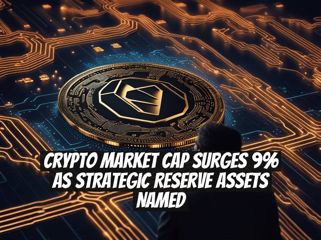 Crypto Market Cap Surges 9% as Strategic Reserve Assets Named