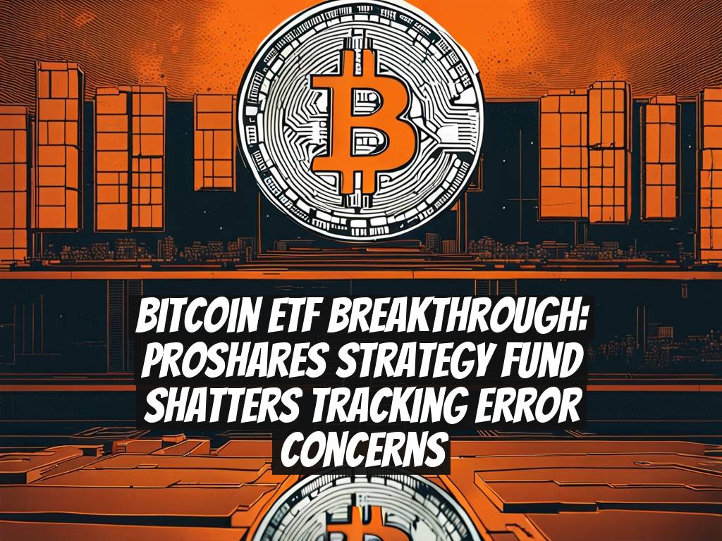 Bitcoin ETF Breakthrough: ProShares Strategy Fund Shatters Tracking Error Concerns